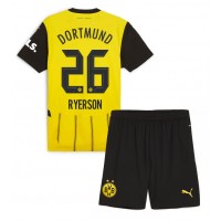 Borussia Dortmund Julian Ryerson #26 Replika babykläder Hemmaställ Barn 2024-25 Kortärmad (+ korta byxor)